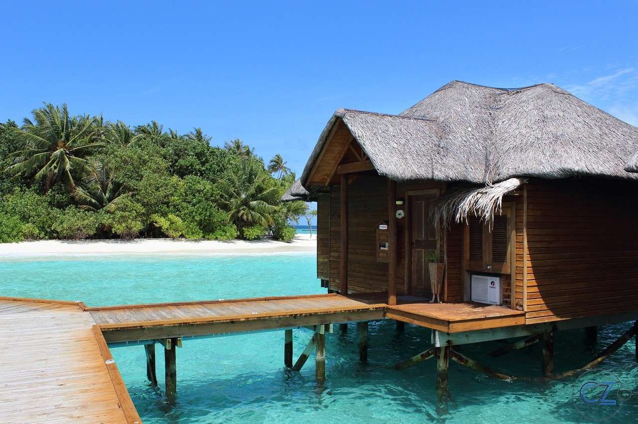 Maledivy, dovolená online puzzle