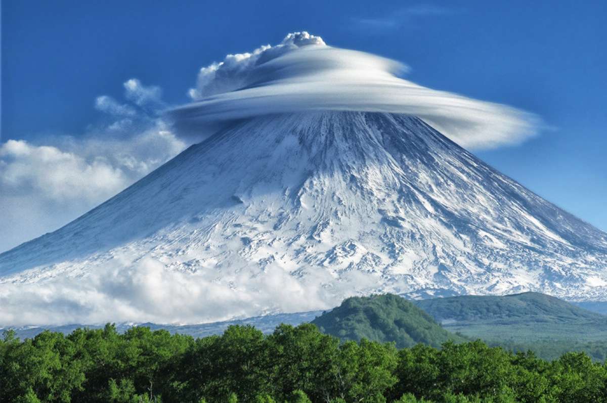 Vulcão Kamchatka, Rússia puzzle online
