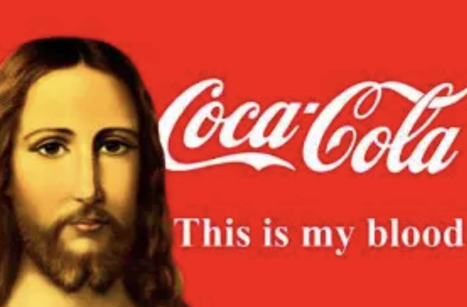 Ježíš Coca Cola online puzzle