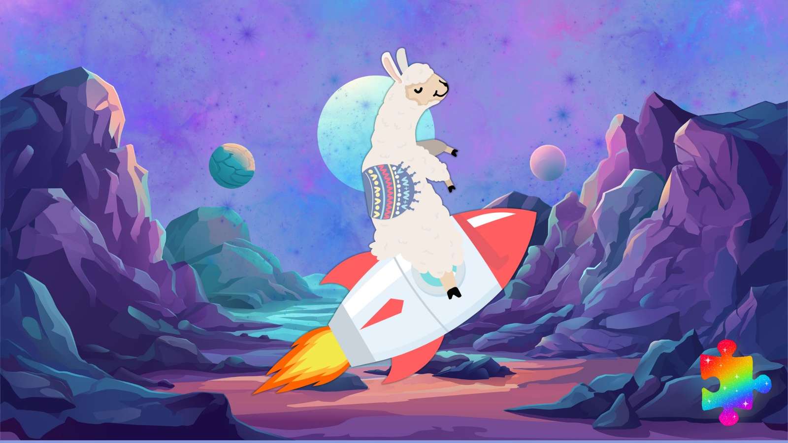 Space Alpaca online puzzle