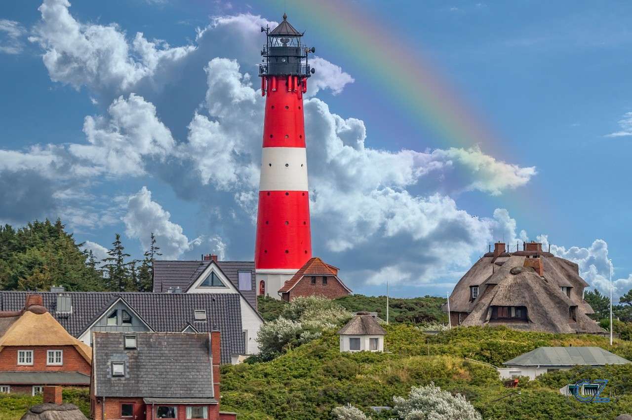 Leuchtturm, Natur, Insel Puzzlespiel online