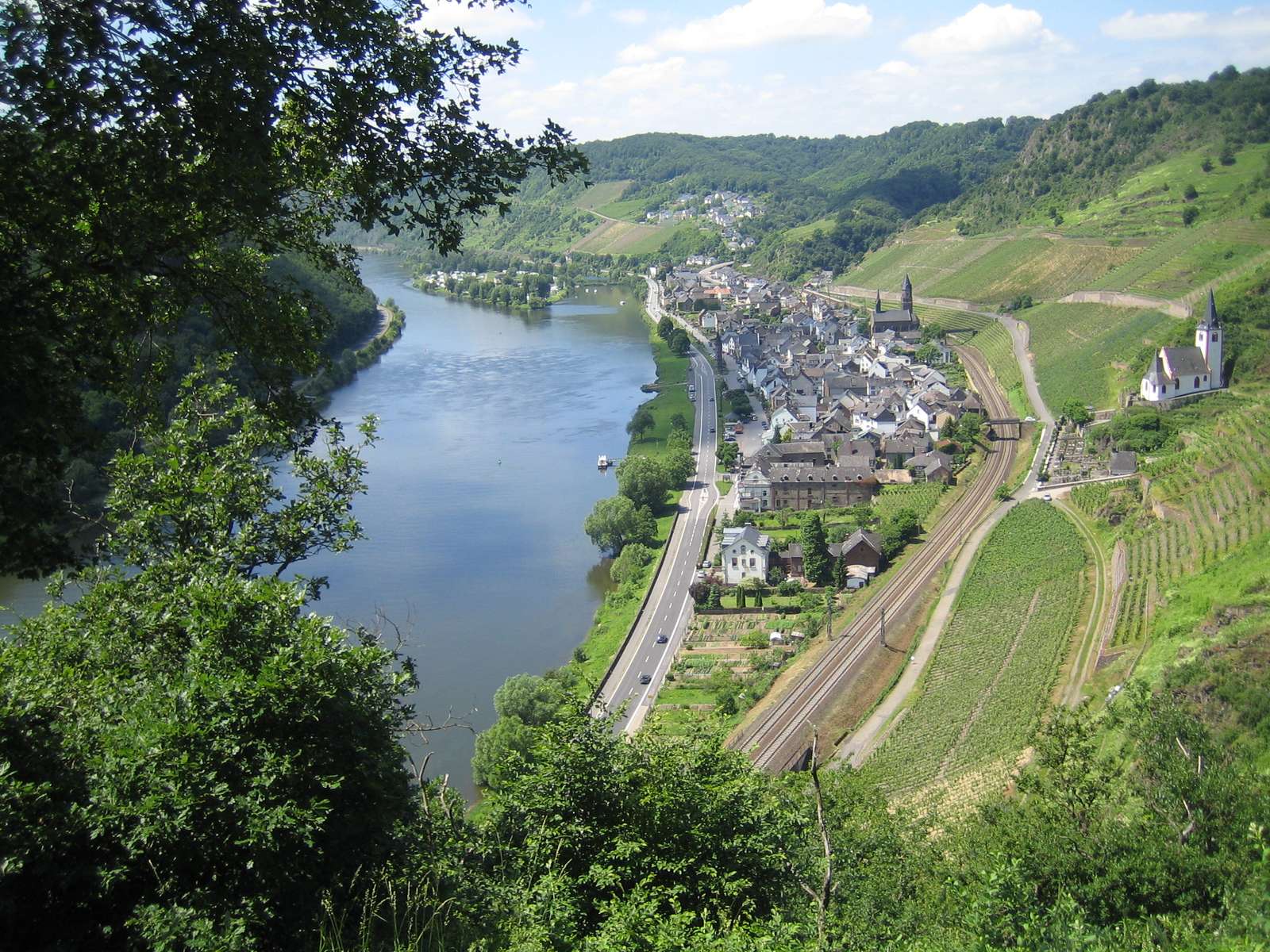 Moselle panorama online puzzle