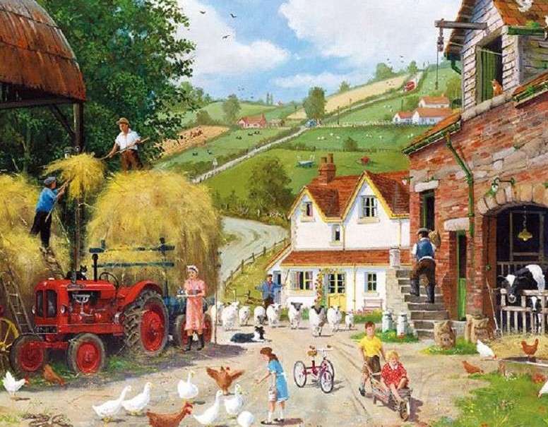 Work in the countryside jigsaw puzzle online