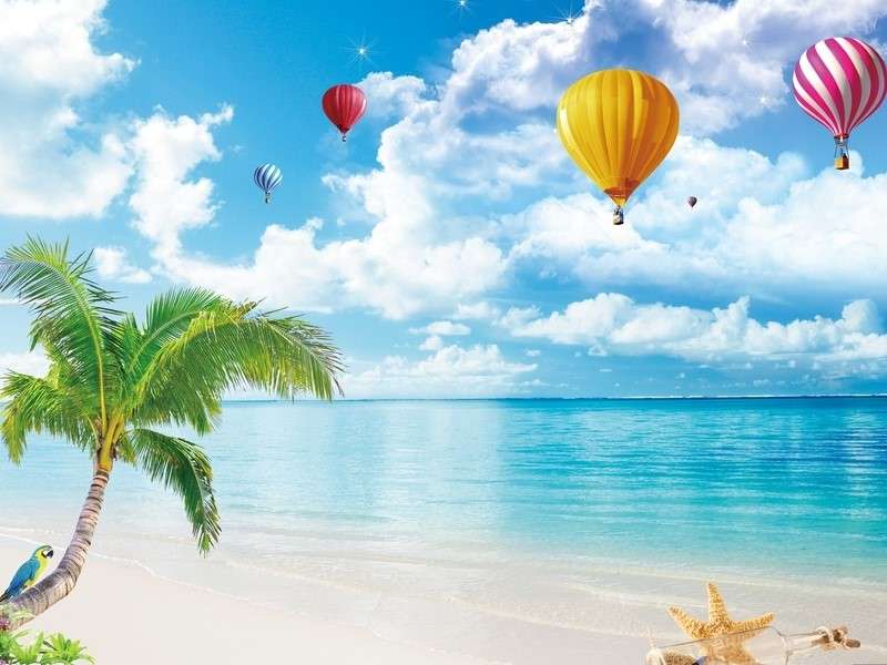 Beach in the Tropics jigsaw puzzle online