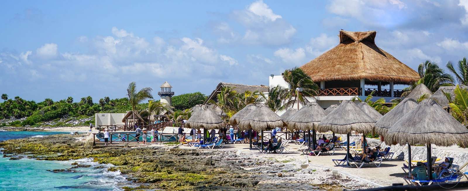 Cozumel, Mexiko, Beach pussel på nätet