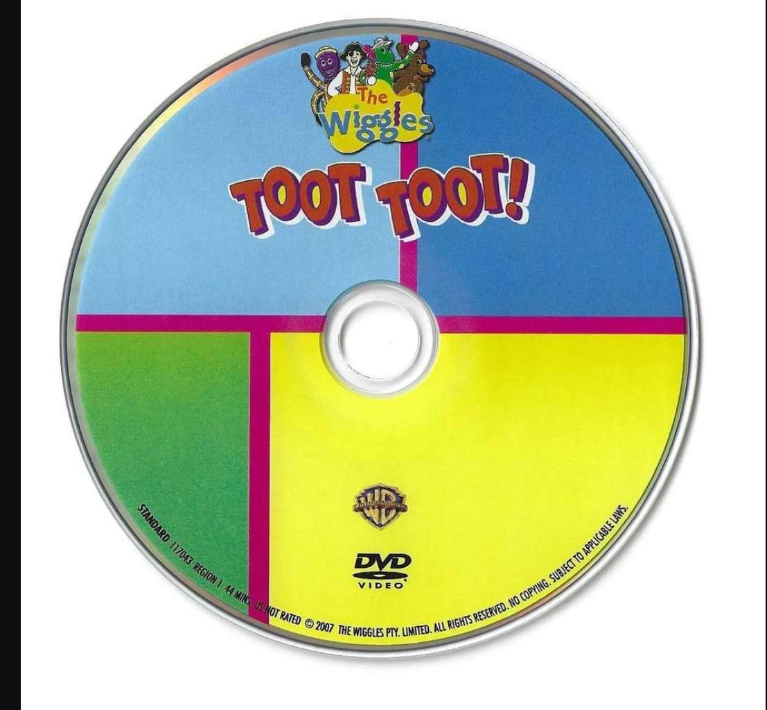 Toot Toot DVD 2007 Warner Bros Wiggles DISC - online puzzle