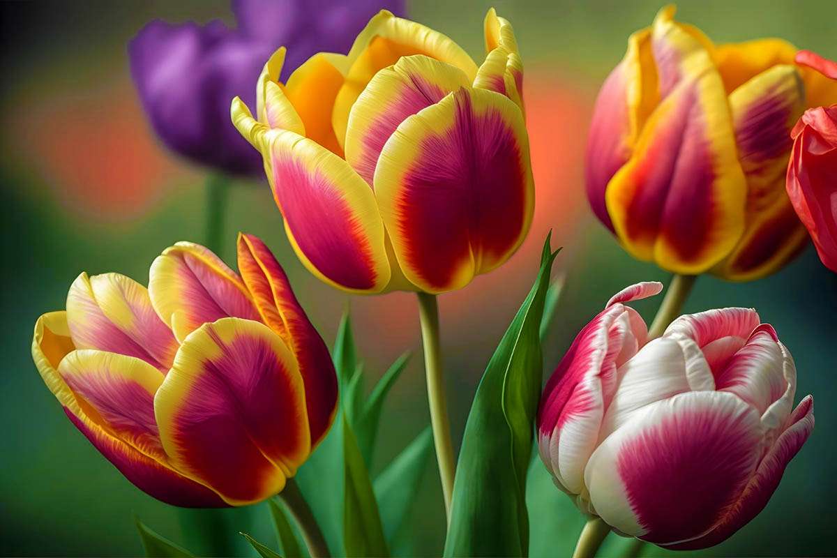 Tulips online puzzle
