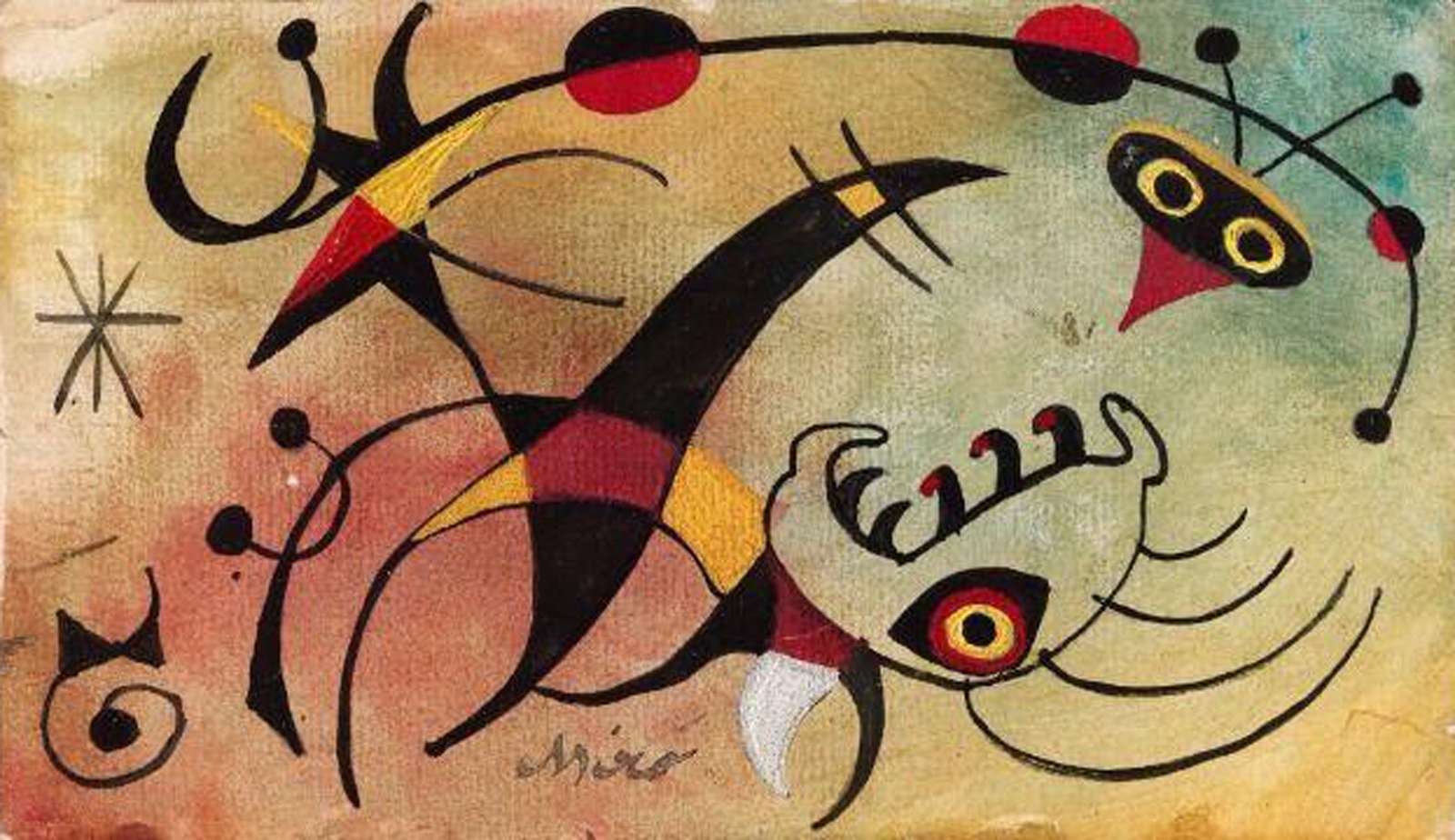 Joan Miro. puzzle online