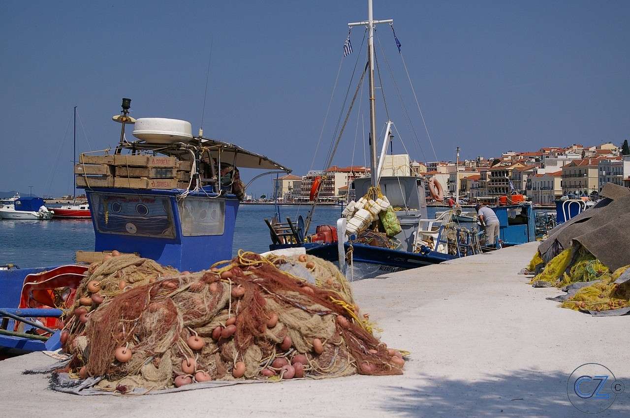 Samos, přístav, Řecko skládačky online