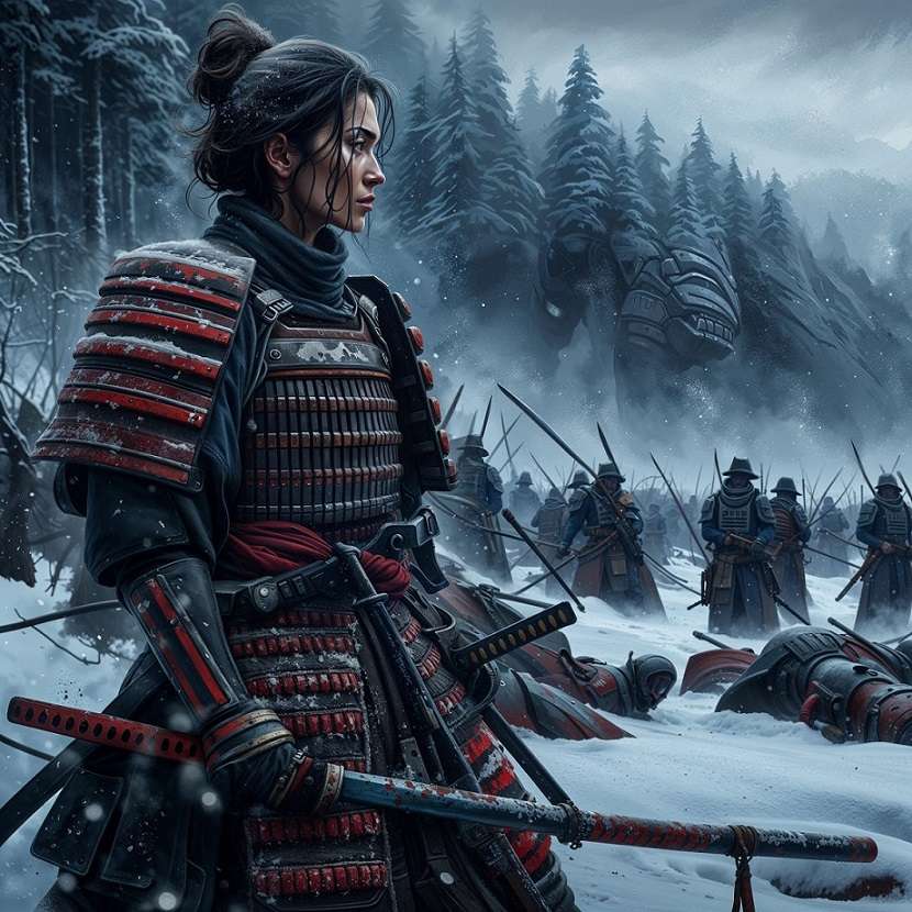 Samurai-Krieger Puzzlespiel online