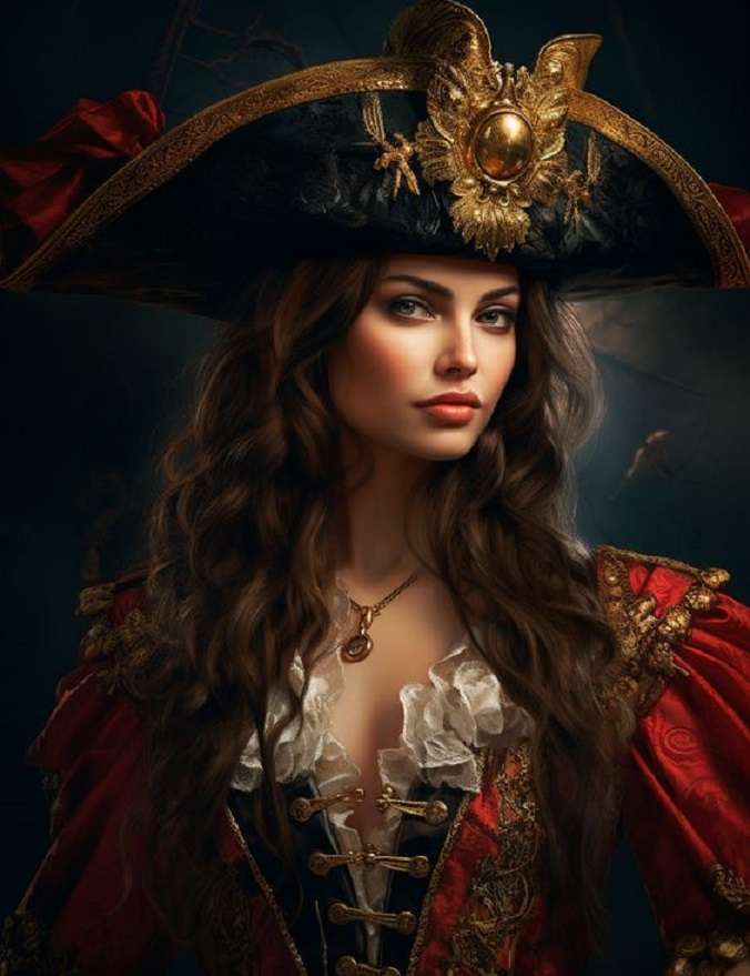 пиратска дама онлайн пъзел