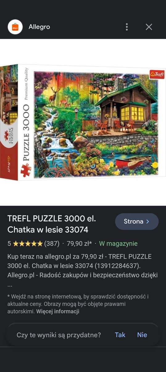PUZZLE CUBES 3000 33074 CHALET DANS LA FORÊT puzzle en ligne