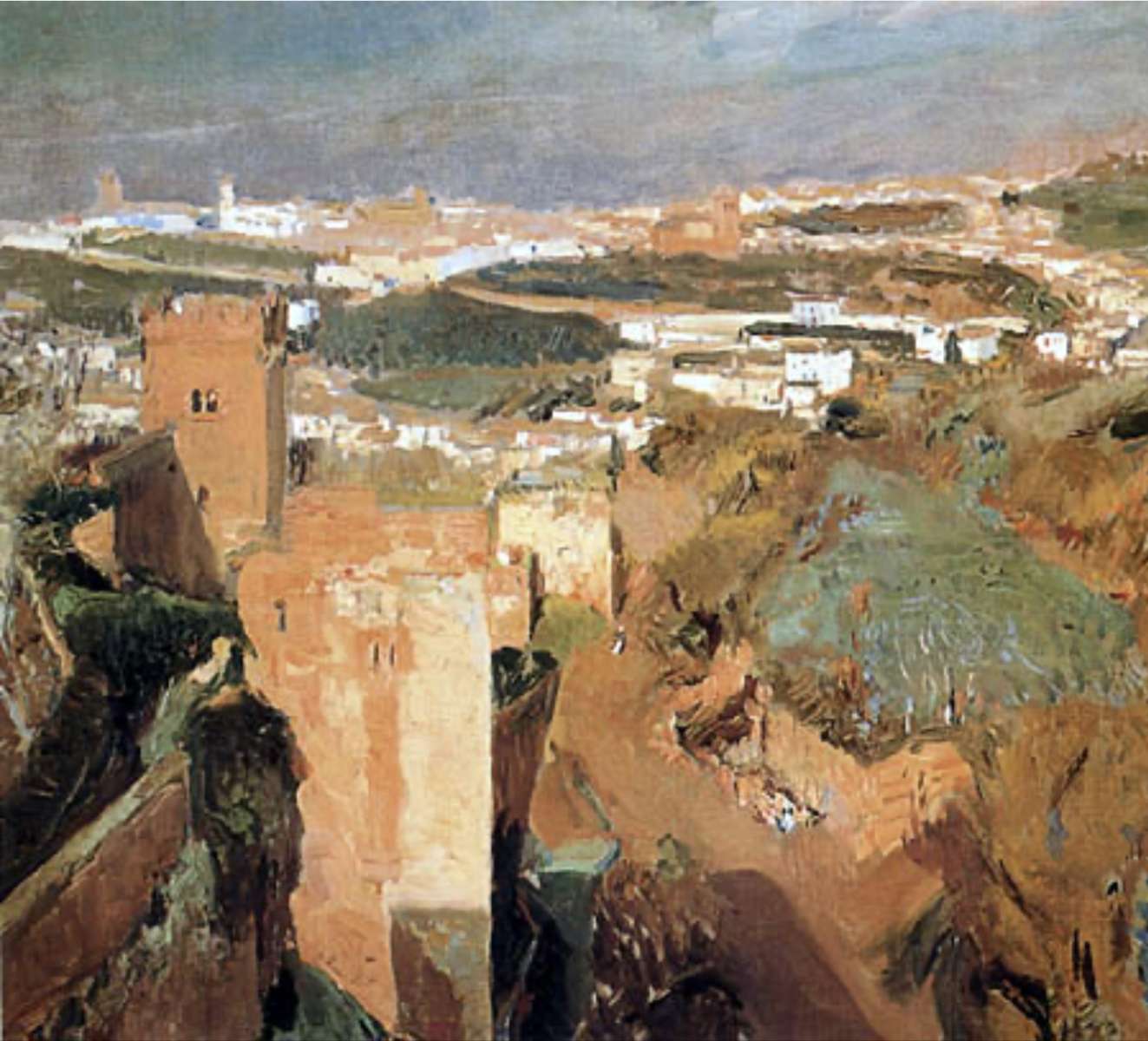 Türme in der Alhambra. Soroya Online-Puzzle