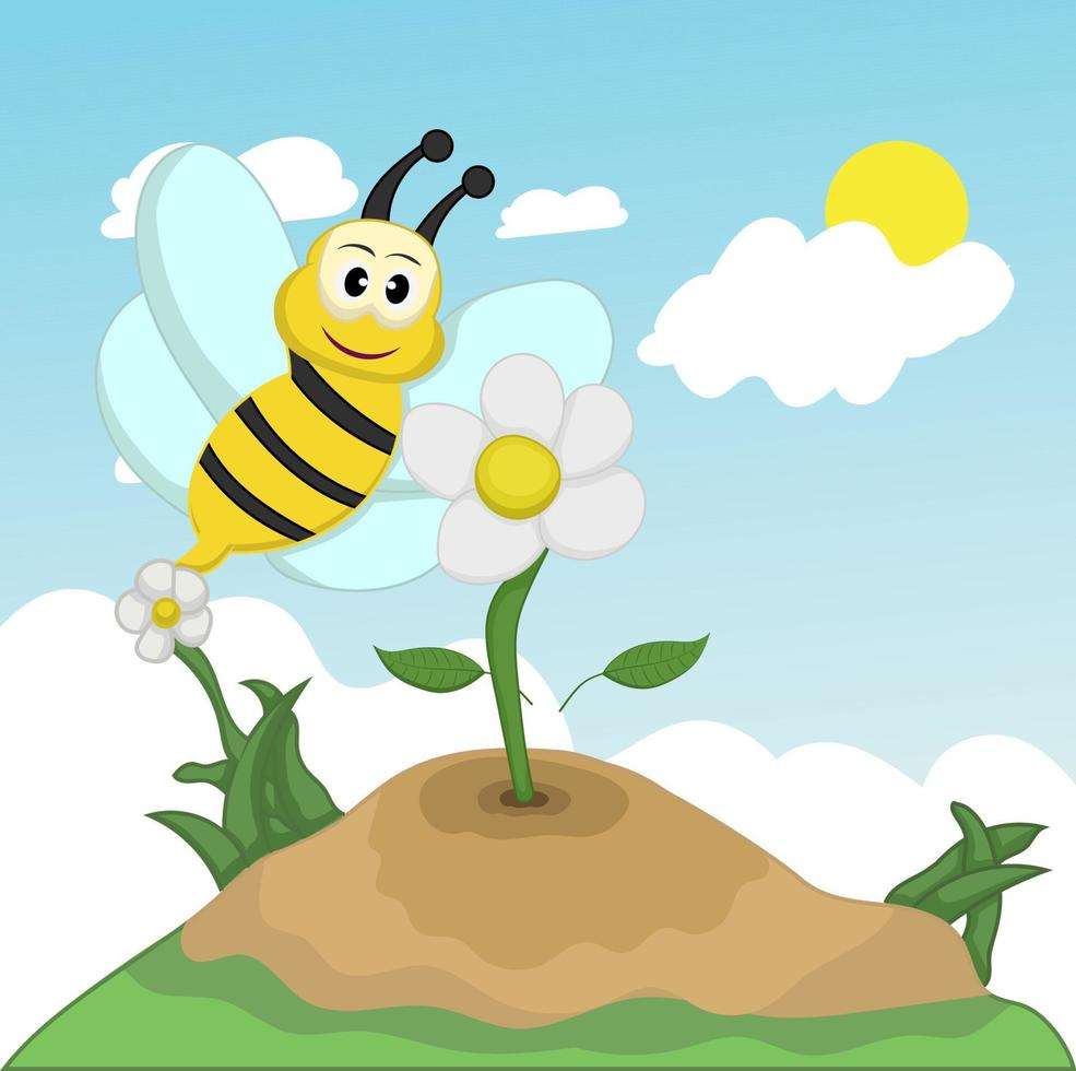 бджола і природа онлайн пазл