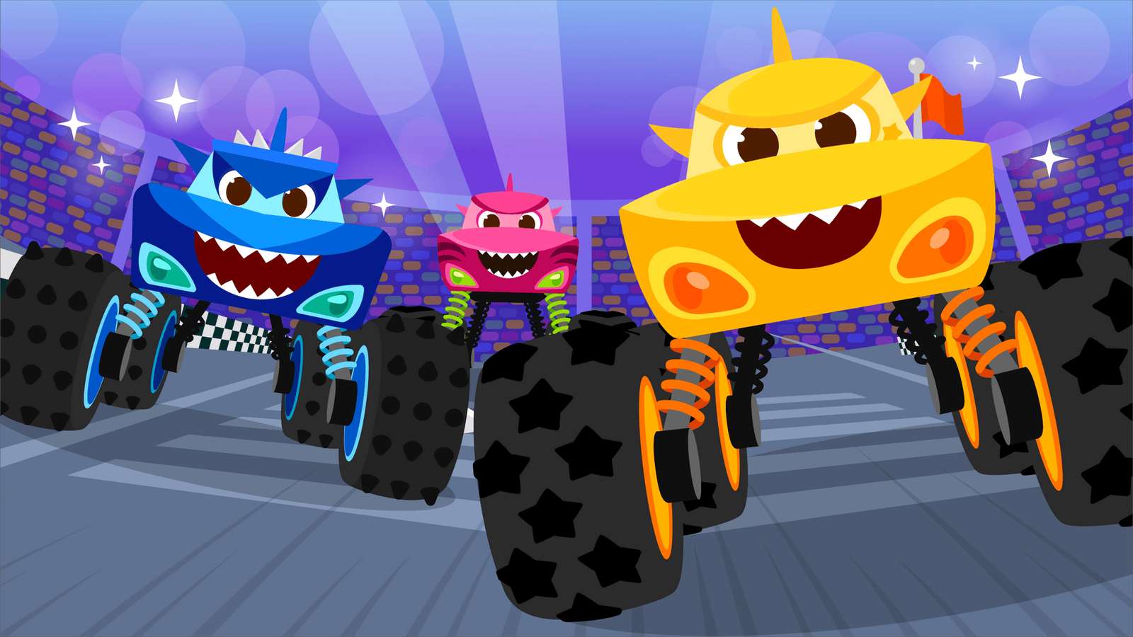 MONSTERTRUCK BABYHAAI legpuzzel online