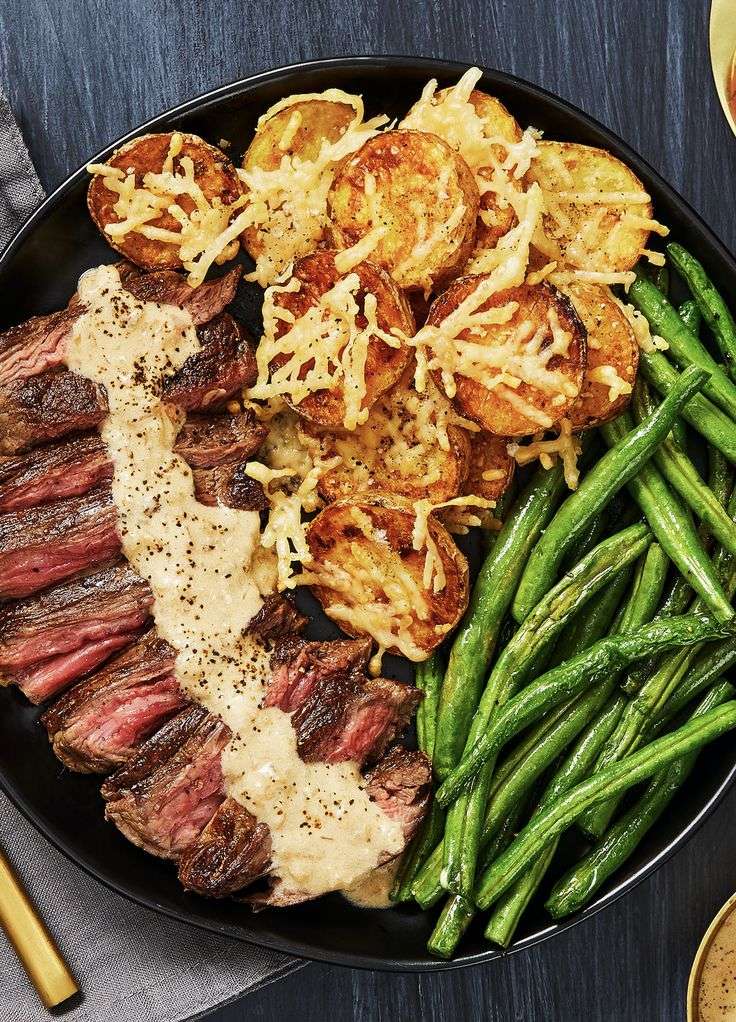 Dinner grilovaná steak online puzzle