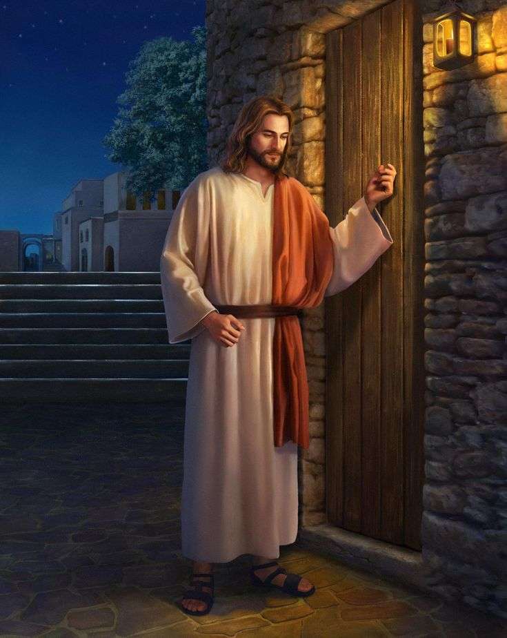 Христос стучится в твою дверь пазл онлайн