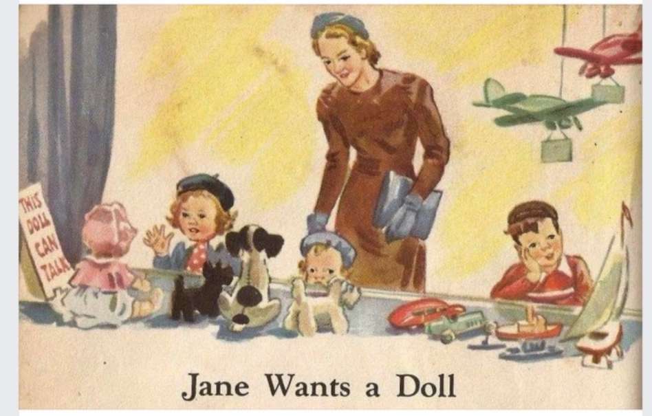 Jane wil een pop die praat online puzzel