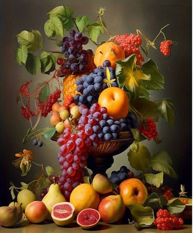 натюрморт з фруктами пазл онлайн