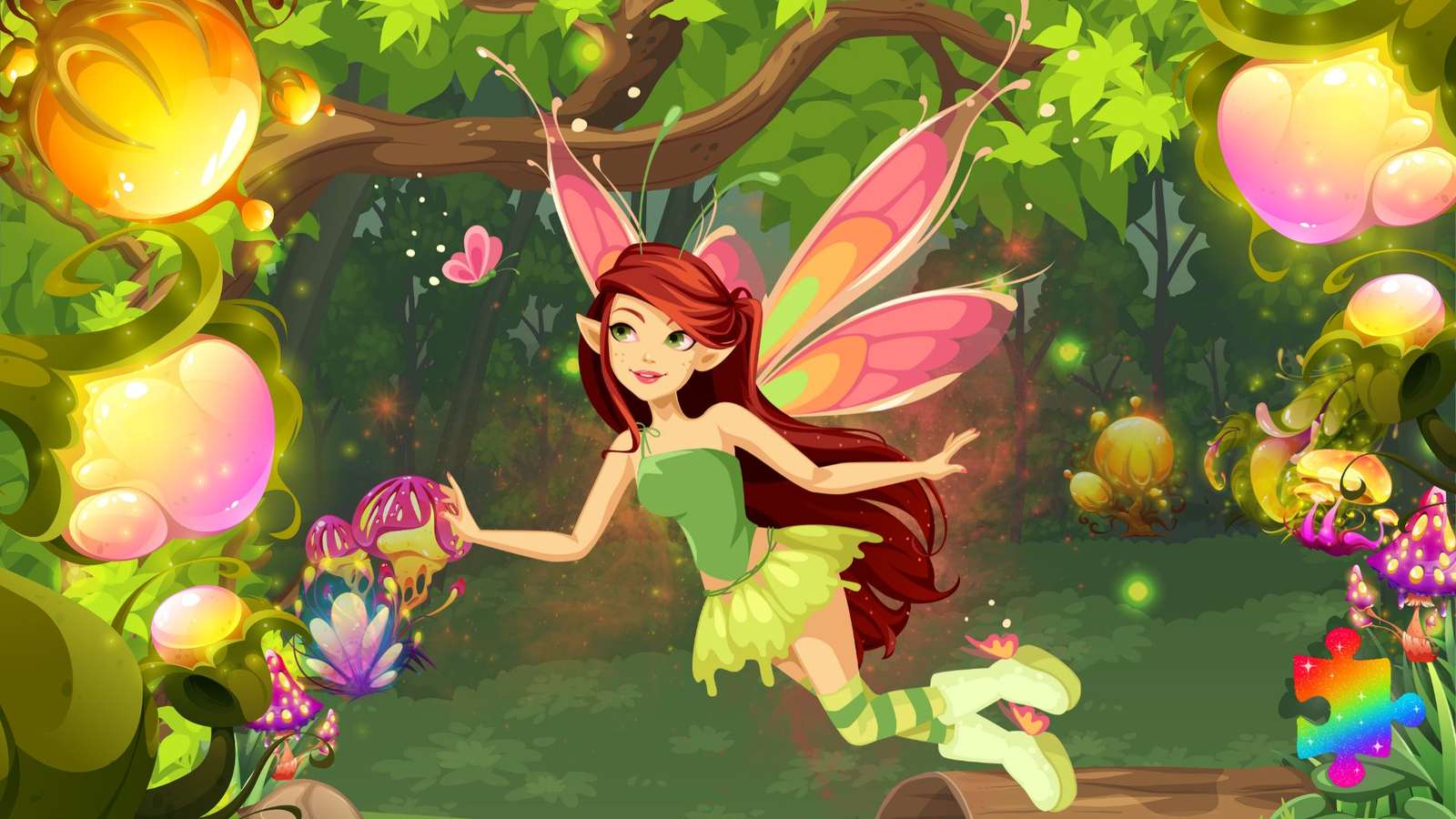 Лісова фея пазл онлайн