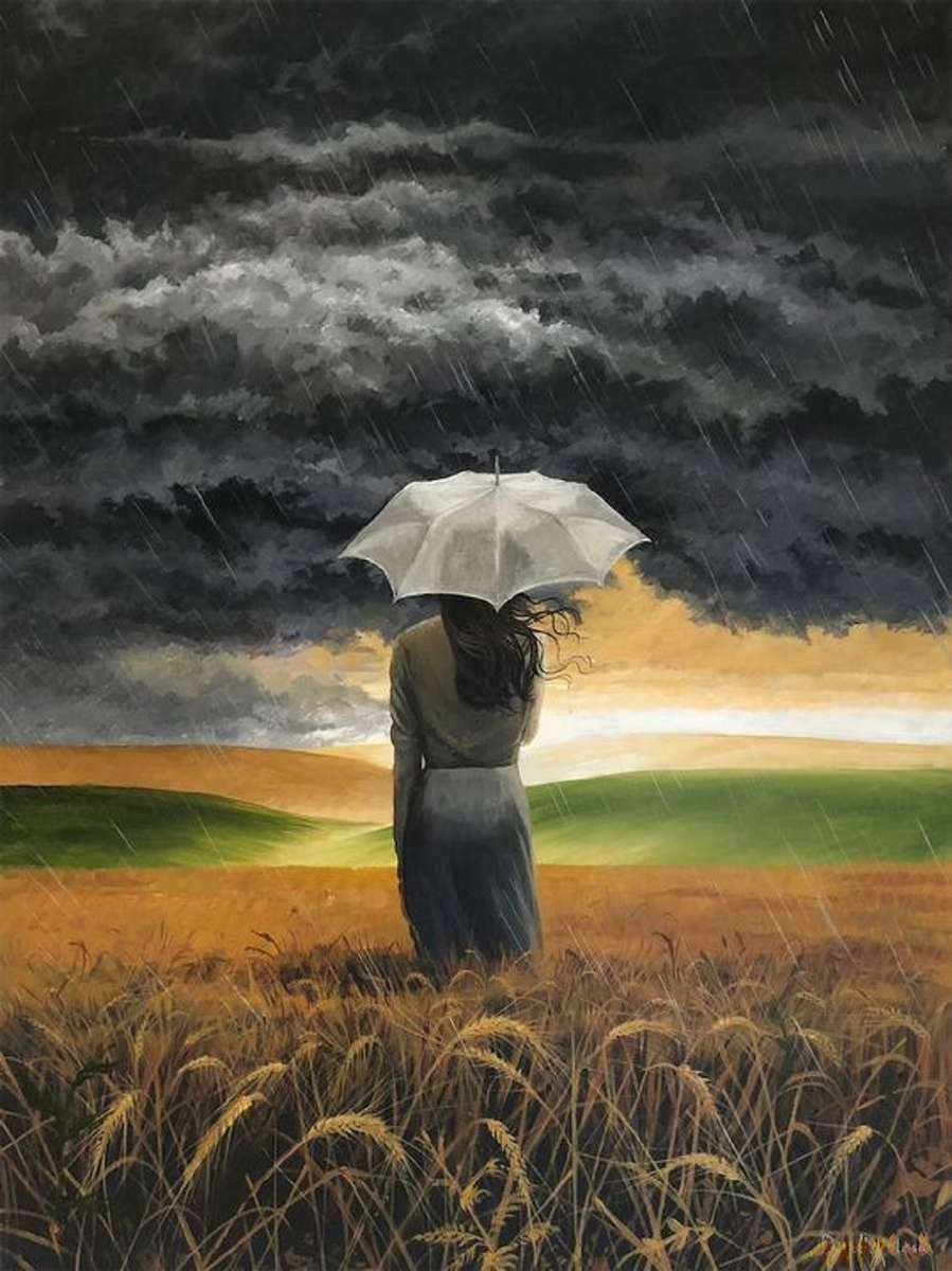 Tempestade nos campos de trigo puzzle online