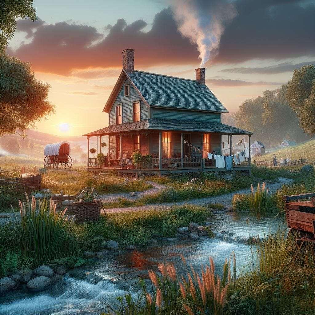 Little House on the Prairie quebra-cabeças online