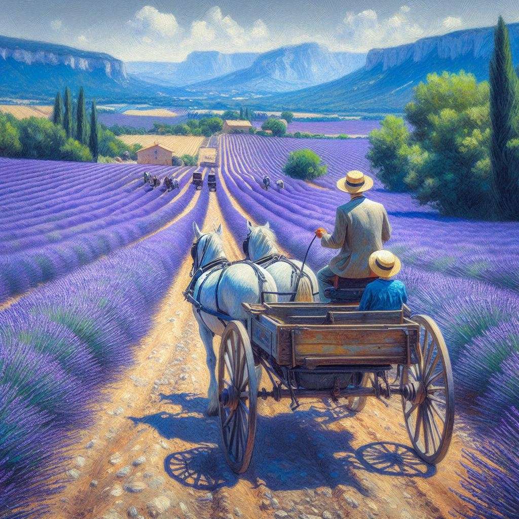Lavender fields jigsaw puzzle online