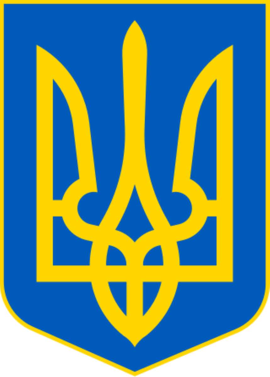 Escudo de armas de Ucrania rompecabezas en línea