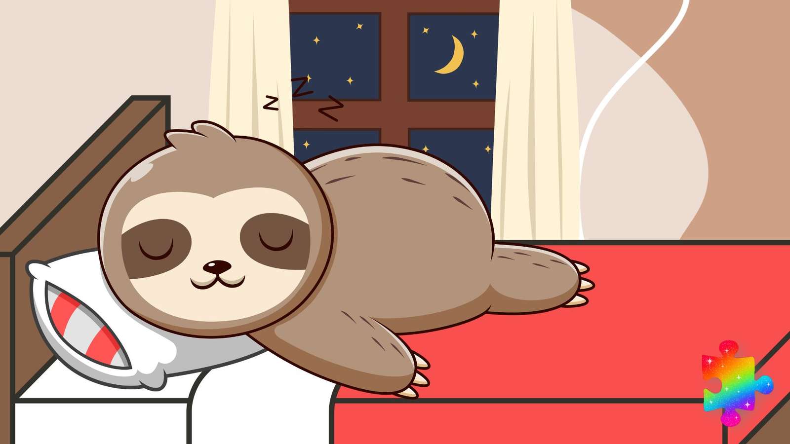 Sleepy Sloth jigsaw puzzle online