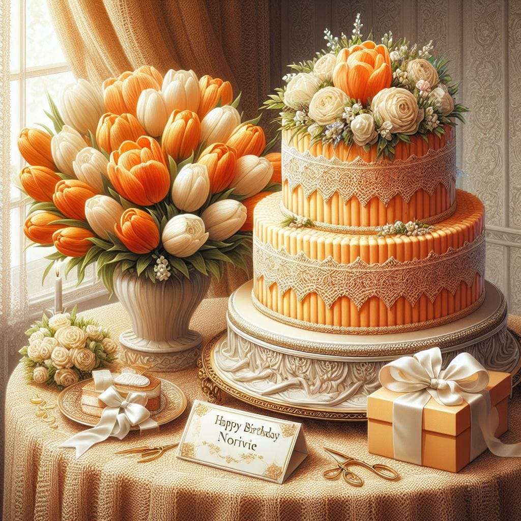 Апельсиновый торт онлайн-пазл