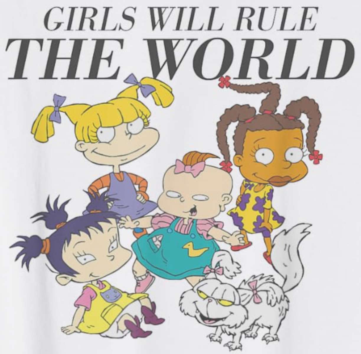 A Rugrats csoport lányai uralják a világot online puzzle