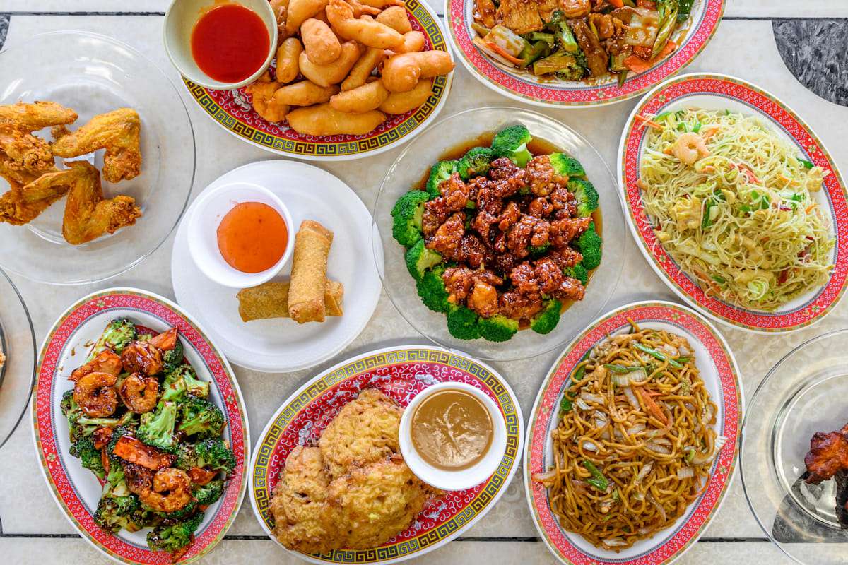 Chinesisches Essen zum Mitnehmen Online-Puzzle