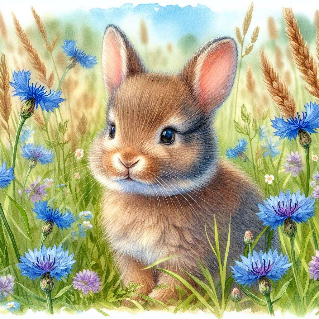 Rozkošné králičí miminko skládačky online