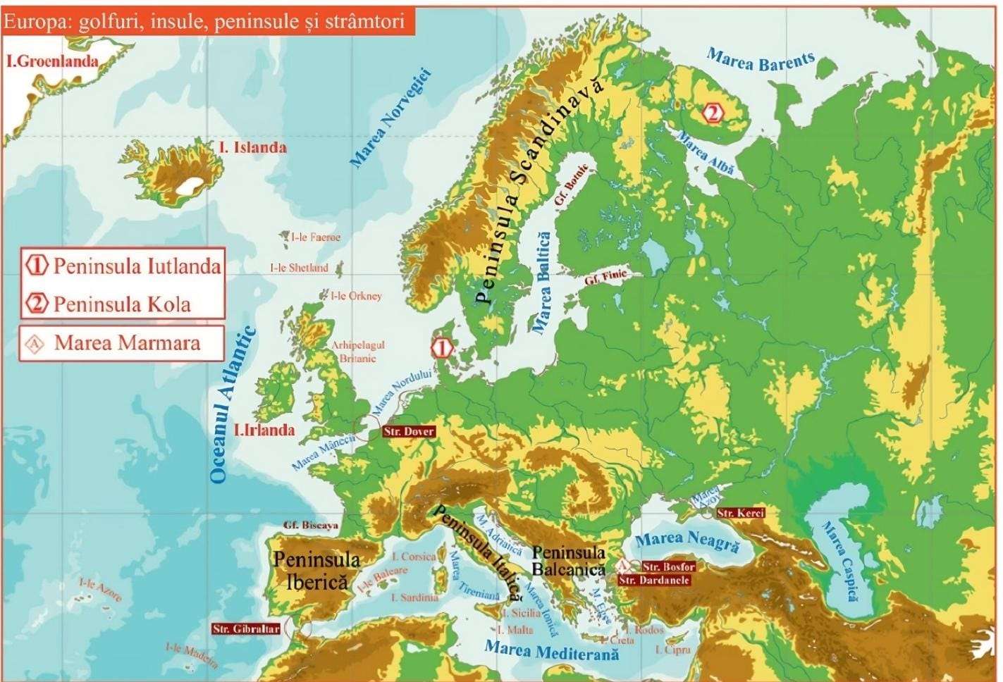 Evropa/geografická poloha skládačky online