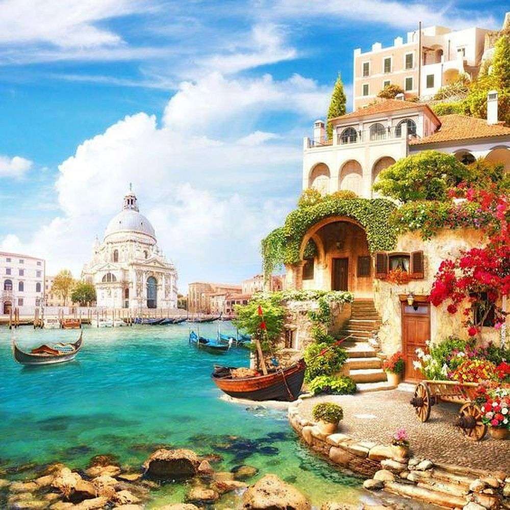 Krásná Itálie online puzzle