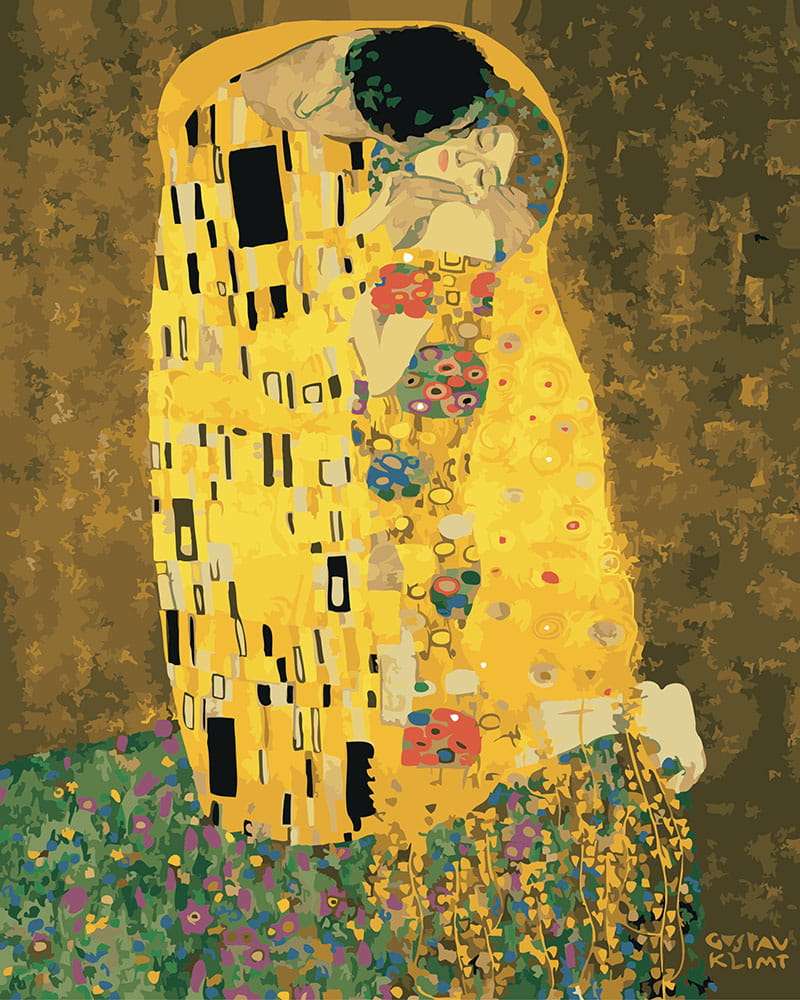 Der Kuss - Klimt Online-Puzzle