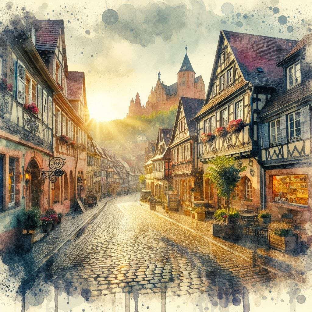 Alsace Frankrike Pussel online