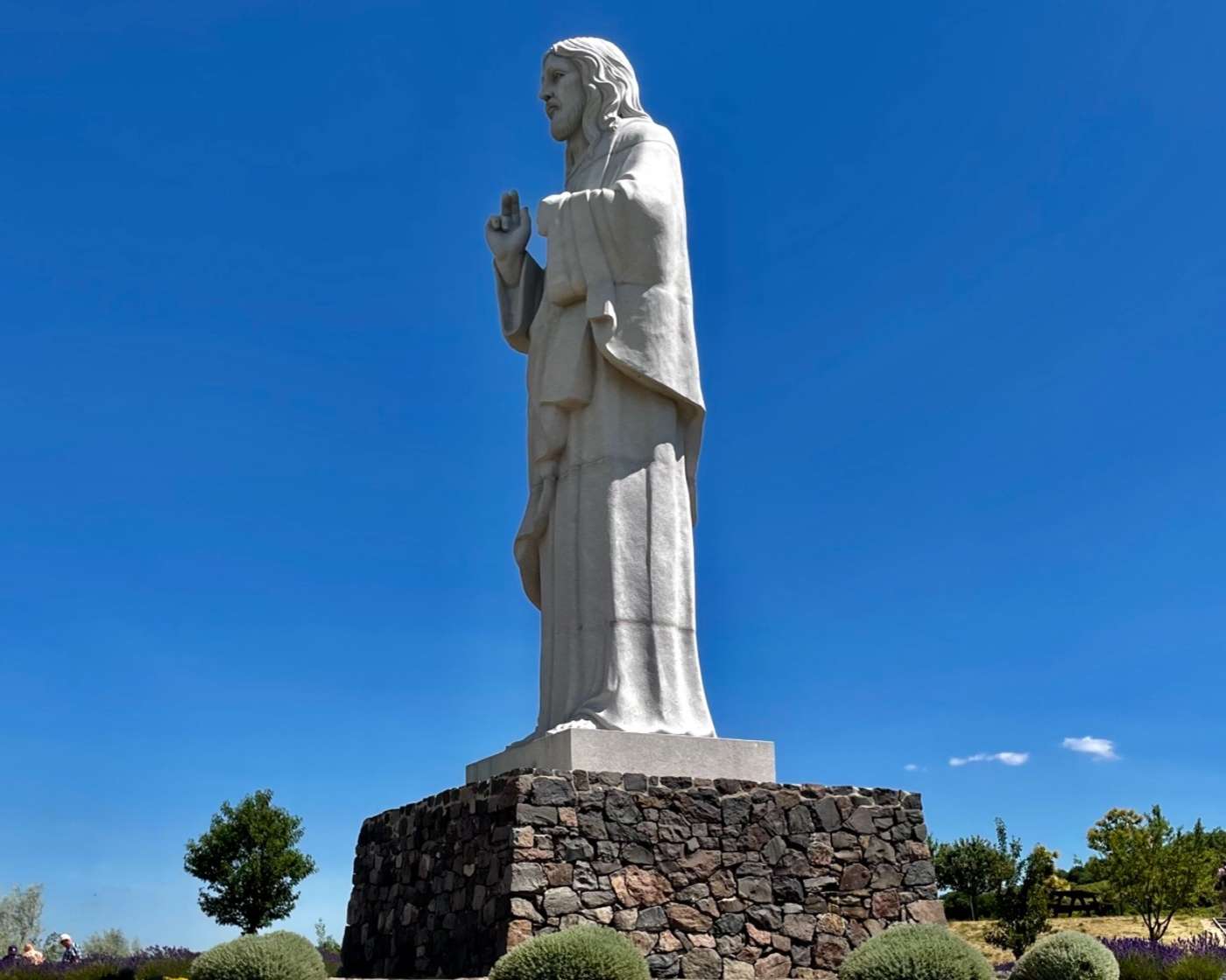 Christus het gezegende standbeeld legpuzzel online