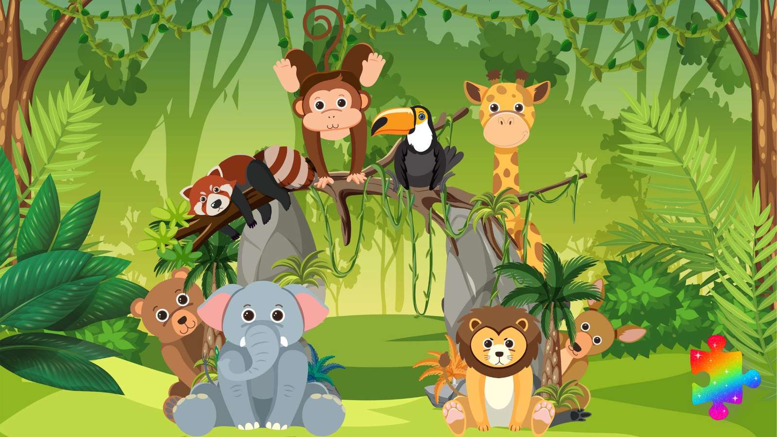 Selva Animal puzzle online
