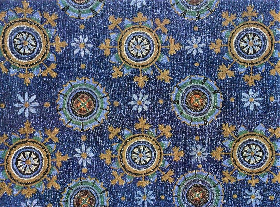 Мозайка в Гала Плацидия, Равена онлайн пъзел