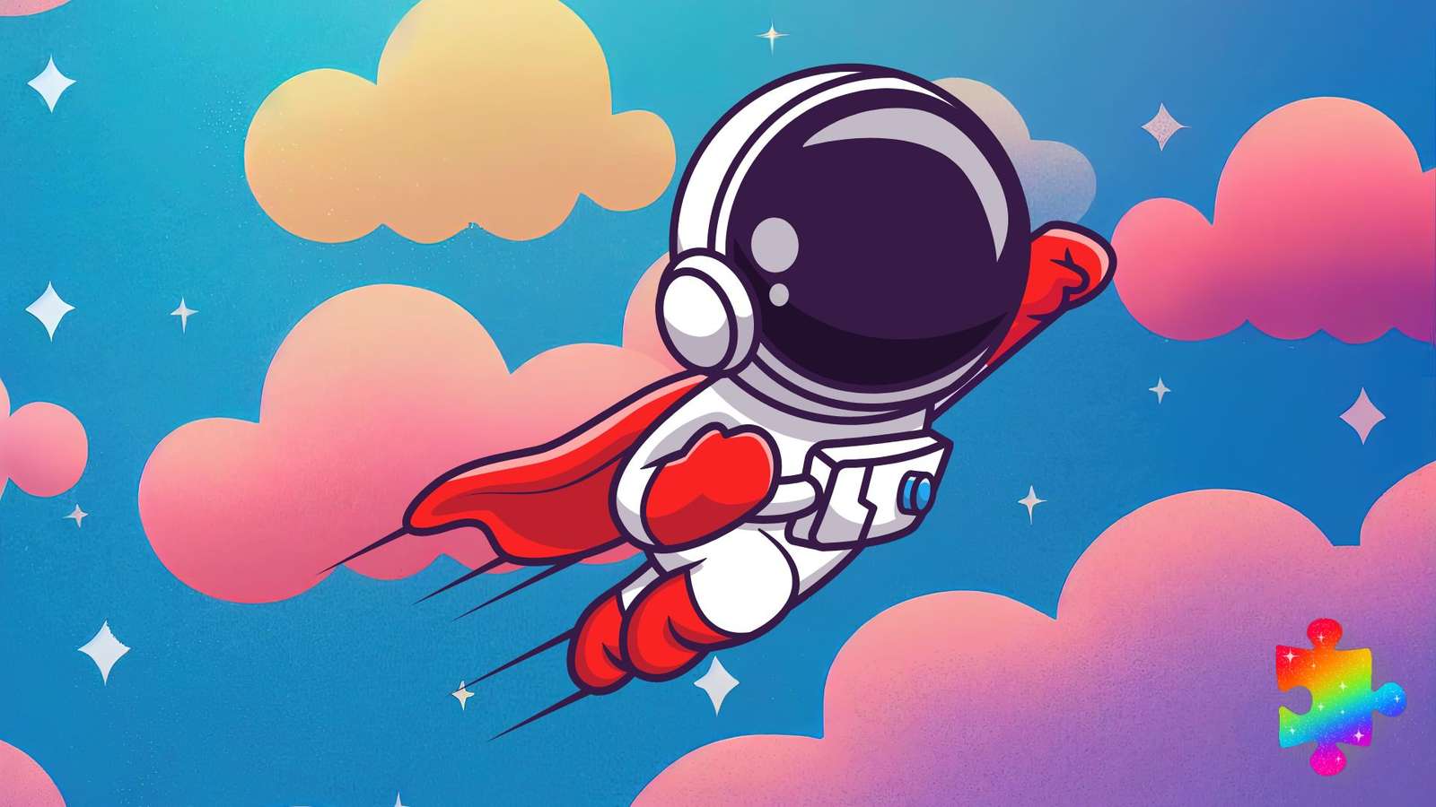 Супер Астронавт пазл онлайн