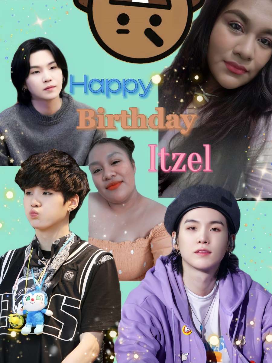 Boldog születésnapot Itzel 💕 online puzzle