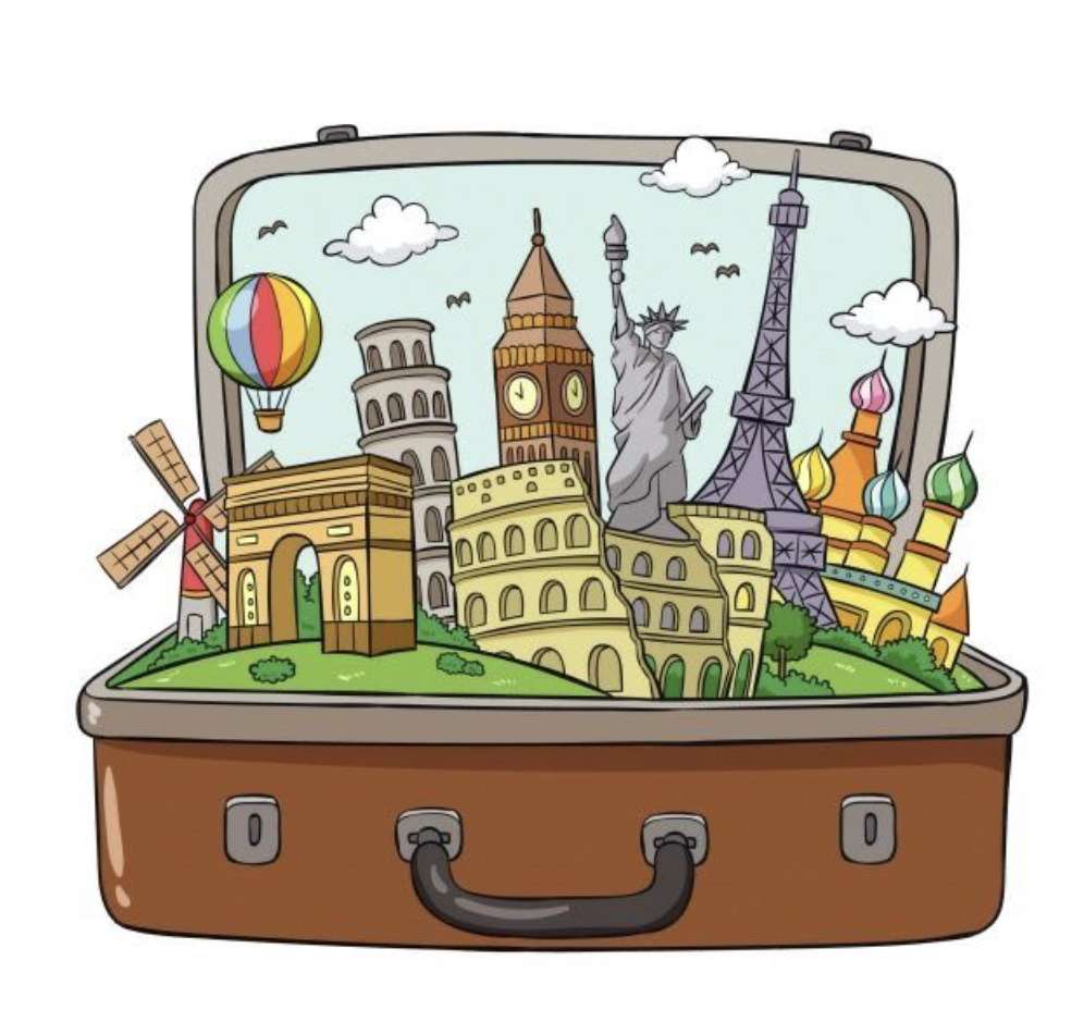 ga op reis rond de wereld online puzzel