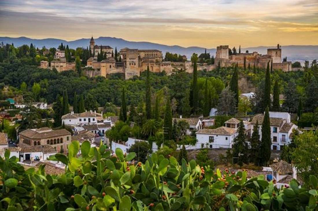 Het Alhambra - Granada - Spanje legpuzzel online