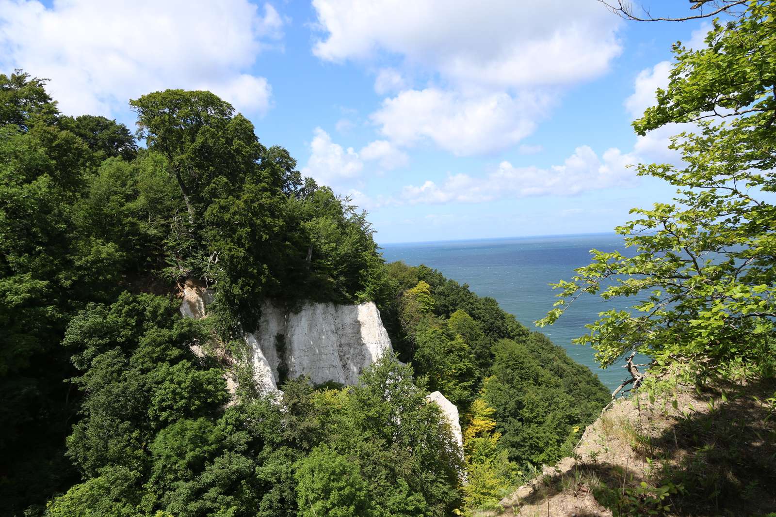 Rocas de tiza en Rügen rompecabezas en línea