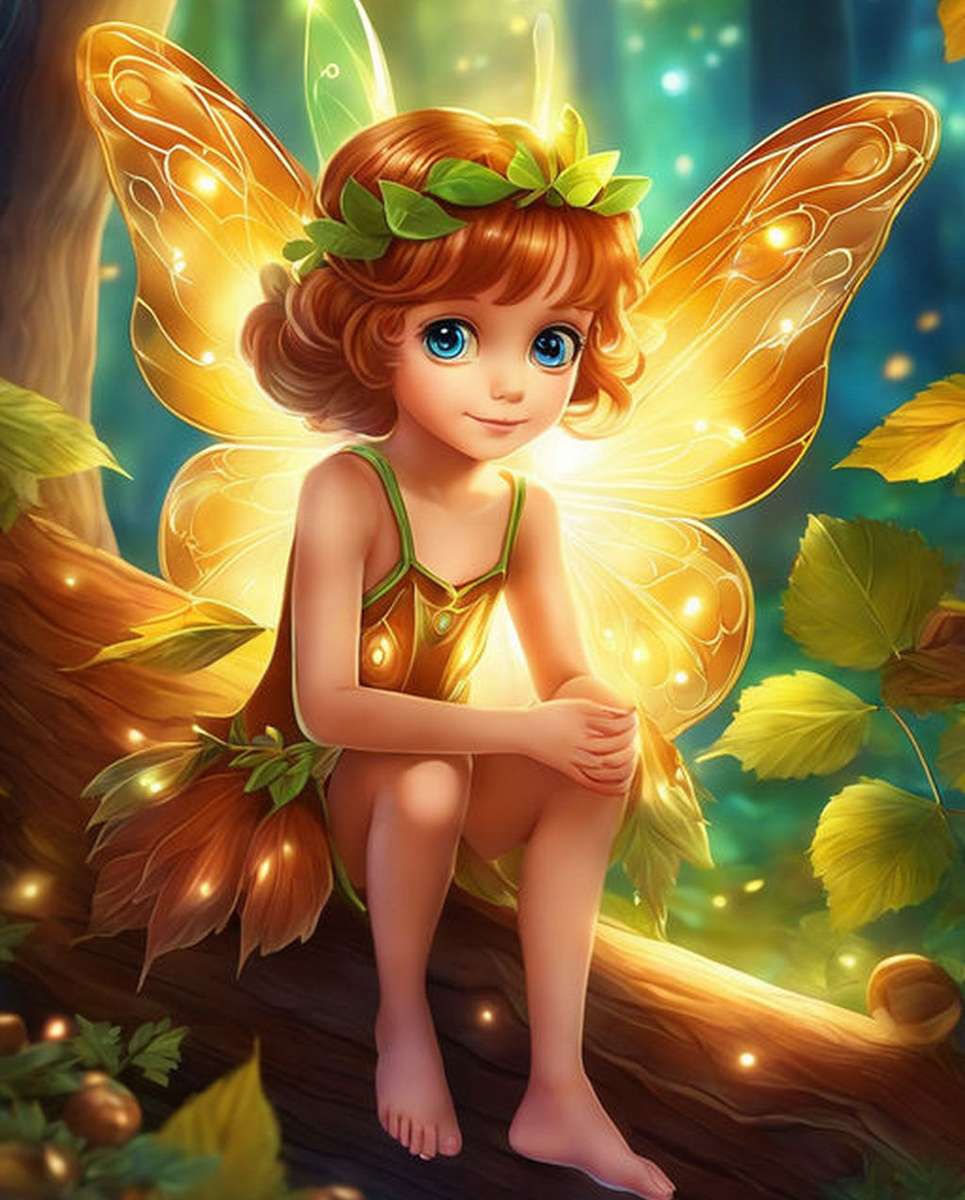 A beautiful little chestnut fairy online puzzle