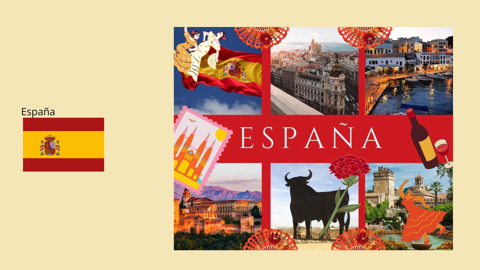 Země Španělsko online puzzle