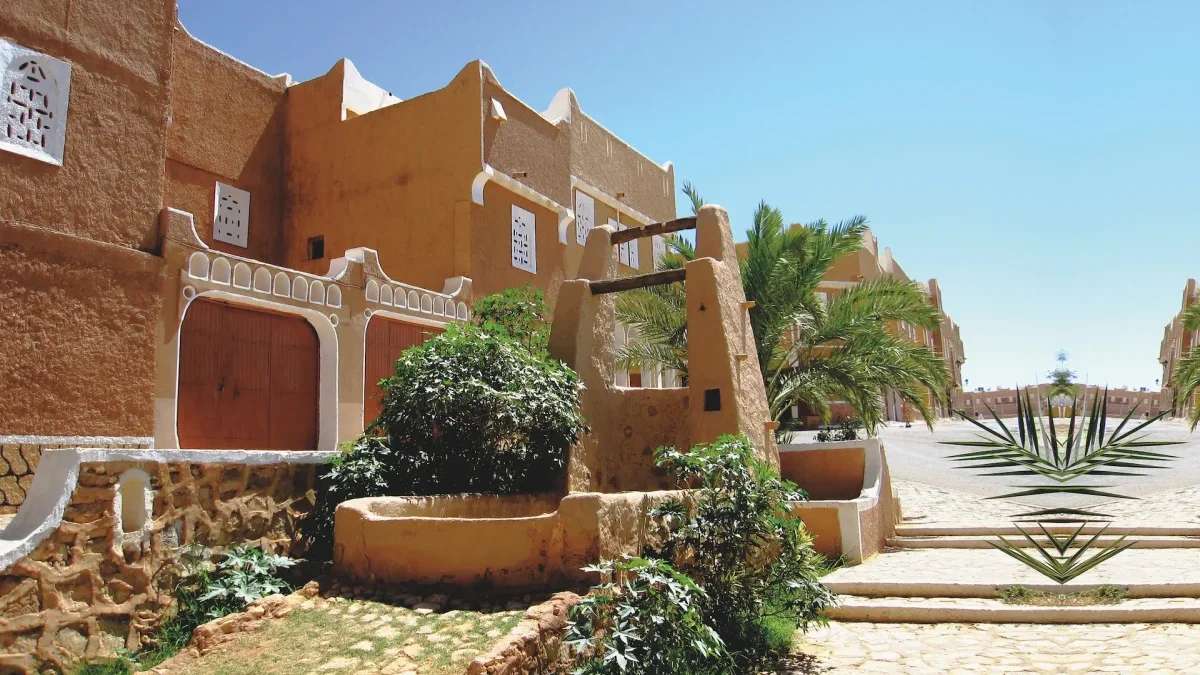 Ghardaia in Algerije, Afrika online puzzel