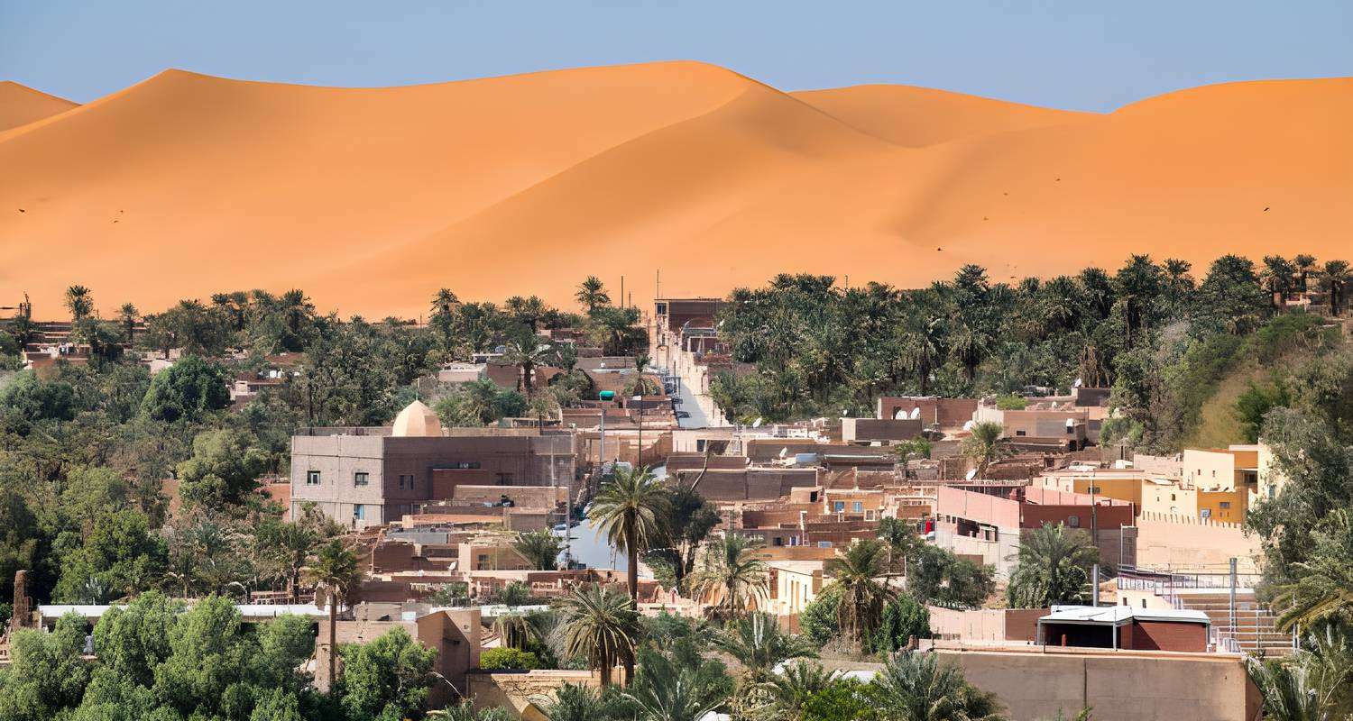 Oasis d'El Golea en Algérie puzzle en ligne