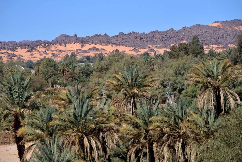 Djanet Oasis in Algeria in Africa online puzzle